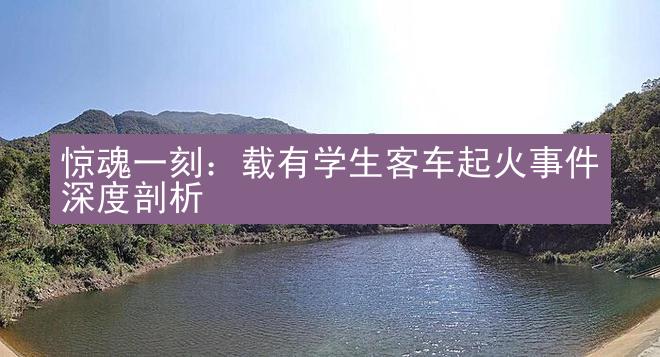 惊魂一刻：载有学生客车起火事件深度剖析